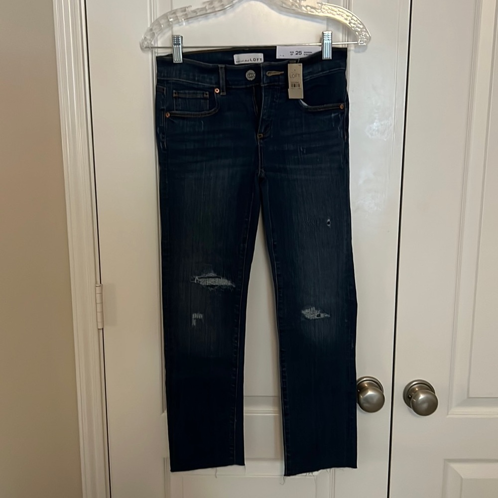 NWT Loft Straight Leg Jeans